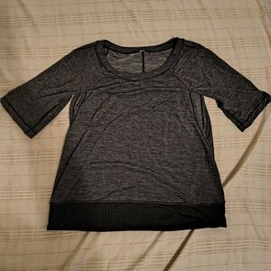 Lululemon Open Armpit Grey Top